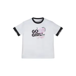Girl's heavyweight organic jersey T-shirt Guess image-1
