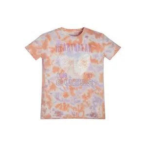 Girl's stretch jersey T-shirt Guess Tie&Dye image-1