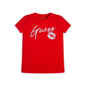 Girl's soft organic jersey T-shirt Guess image-0