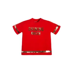 Girl's soft organic jersey T-shirt Guess image-1