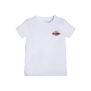 Girl's soft organic jersey T-shirt Guess image-1