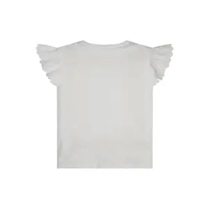 Girl's organic flamed jersey T-shirt Guess image-0