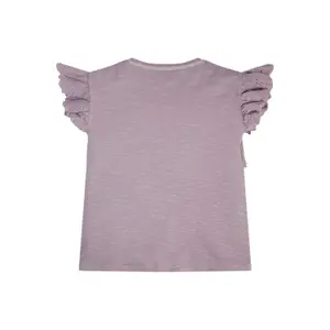 Girl's organic flamed jersey T-shirt Guess image-0