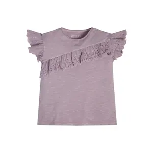 Girl's organic flamed jersey T-shirt Guess image-1