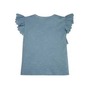 Girl's organic flamed jersey T-shirt Guess image-0