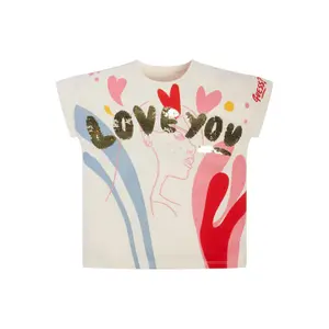 Girl's jersey T-shirt Guess image-1