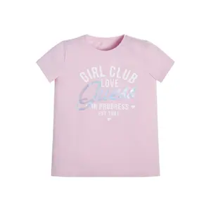 Girl's soft organic jersey T-shirt Guess image-1