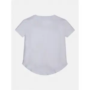 Elastic viscose T-shirt for girls Guess High Low image-2