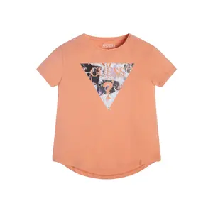 Girl's soft organic jersey T-shirt Guess image-1