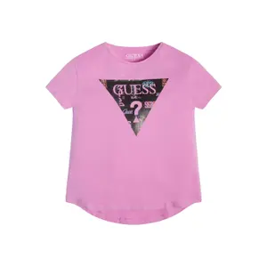 Girl's soft organic jersey T-shirt Guess image-1