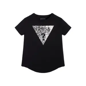 Girl's soft organic jersey T-shirt Guess image-1