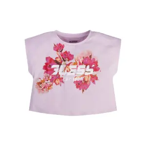Girl's cotton midi t-shirt Guess image-0