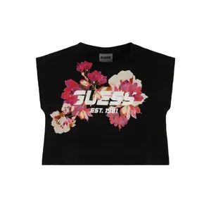 Girl's cotton midi t-shirt Guess image-0