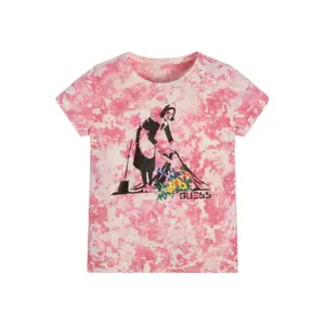 Girl's T-shirt Guess Flower Easy image-1