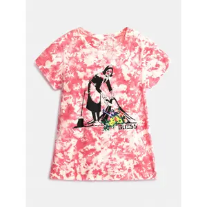 Girl's T-shirt Guess Flower Easy image-2