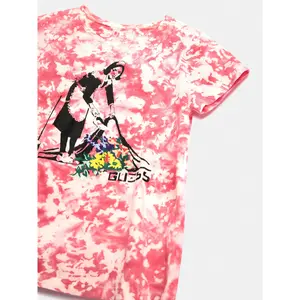 Girl's T-shirt Guess Flower Easy image-4
