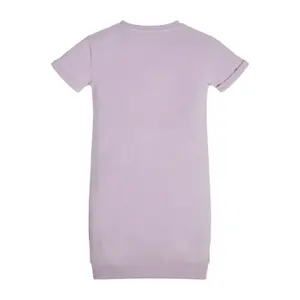 Girl's t-shirt dress with rolled up sleeves Guess image-1