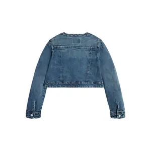 Sequined denim jacket for girls Guess image-1