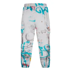 Girls' cotton joggers Guess Street Art image-1