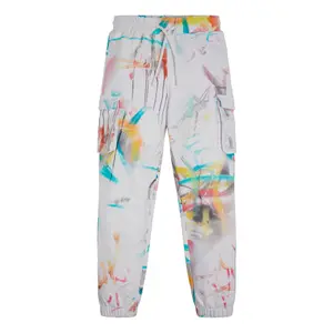 Girls' cotton joggers Guess Street Art image-0