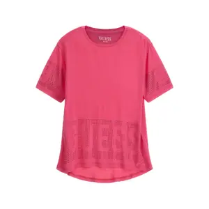 Girl's rhinestone T-shirt Guess image-0