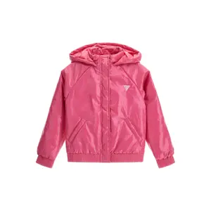 Wasserdichte Jacke mit Kapuze und Reißverschluss, Mädchen Guess image-1