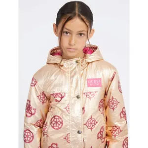 Mädchen-Daunenjacke mit Kapuze Guess image-4