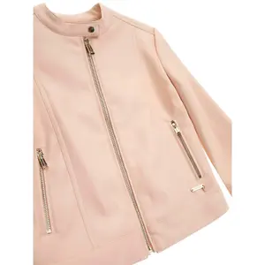 Girl's zipped leather jacket Guess image-3