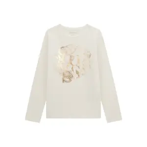 Girl's long sleeve T-shirt Guess white pure image-0