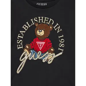 Girl's long-sleeved round-neck T-shirt Guess Midi image-2