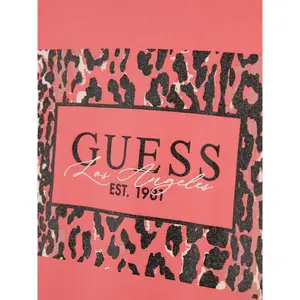 Girl's glitter T-shirt Guess image-2