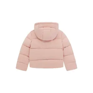 Doudoune manches longues à capuche avec zip enfant Guess image-1