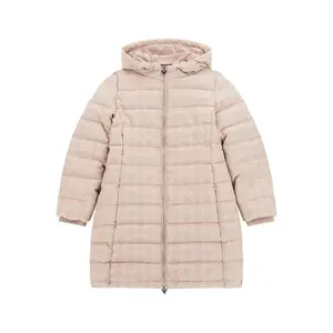 Mädchen Steppjacke mit Kapuze und Reißverschluss Guess image-0