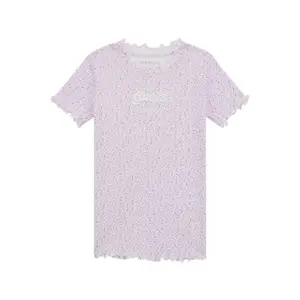 Girl's ribbed T-shirt Guess image-0