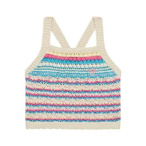 Girl's crochet tank top Guess image-0