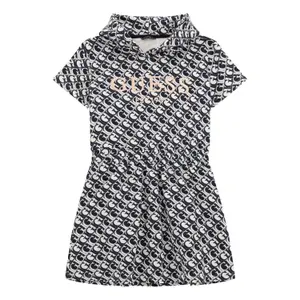 Vestido com capuz de manga curta para rapariga Guess Active image-0