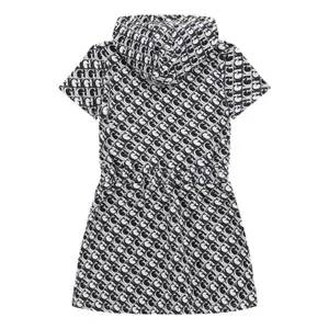 Vestido com capuz de manga curta para rapariga Guess Active image-1