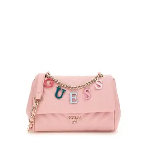 Girl's shoulder Bag with flap Guess image-0