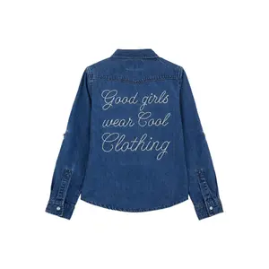Girl's denim shirt Guess image-1