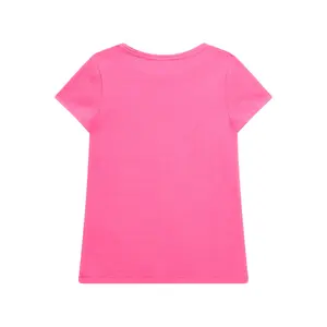 Girls' rhinestone logo front T-shirt Guess image-1