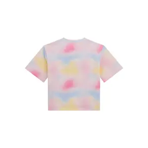 Stretch T-shirt with triangular logo for kids Guess image-1