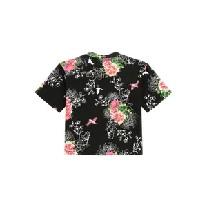 Stretch T-shirt with triangular logo for kids Guess image-1