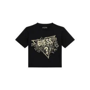 Embellished children's T-shirt Guess Signature image-0