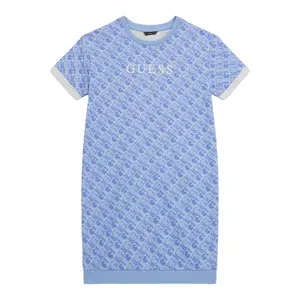 Girl's short-sleeved dress Guess French Terry image-0