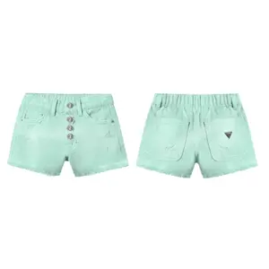 Girl's denim shorts Guess Bull image-0