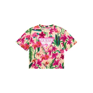 Girl's T-shirt Guess Midi image-4