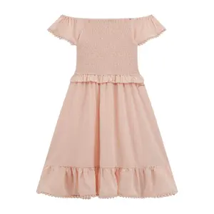 Schwingendes Popeline-Kleid für Mädchen Guess image-0