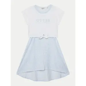 Stretch dress with short sleeves for girls Guess image-0