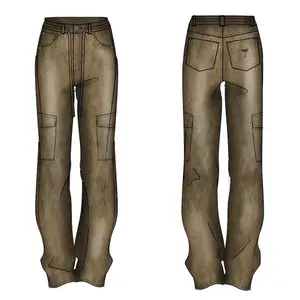 Girls' loose cargo trousers Guess image-0