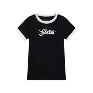 Girl's T-shirt Guess jet black image-0